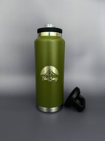 Trail Song Water Bottle - Forest Green