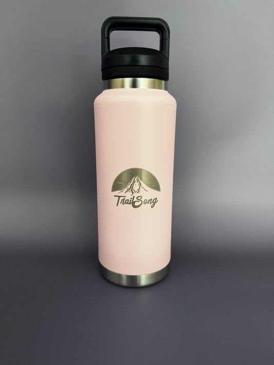 Trail Song Water Bottle - Flamingo Pink