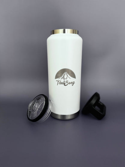 Trail Song Water Bottle - Ghost White