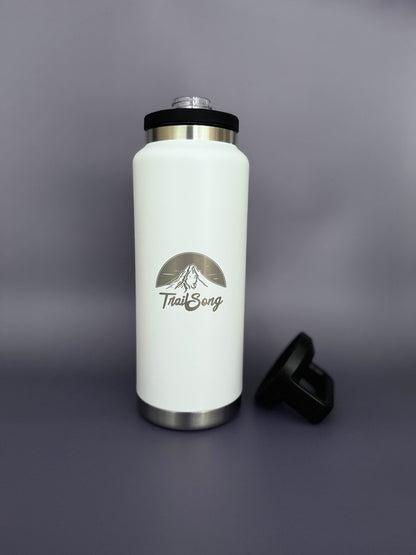 Trail Song Water Bottle - Ghost White